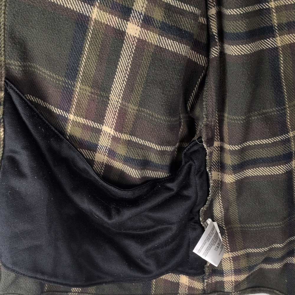 Orvis Plaid Flannel Shirt Mens M Green Brown Outdoor Workwear Button Up - Picture 4 of 4